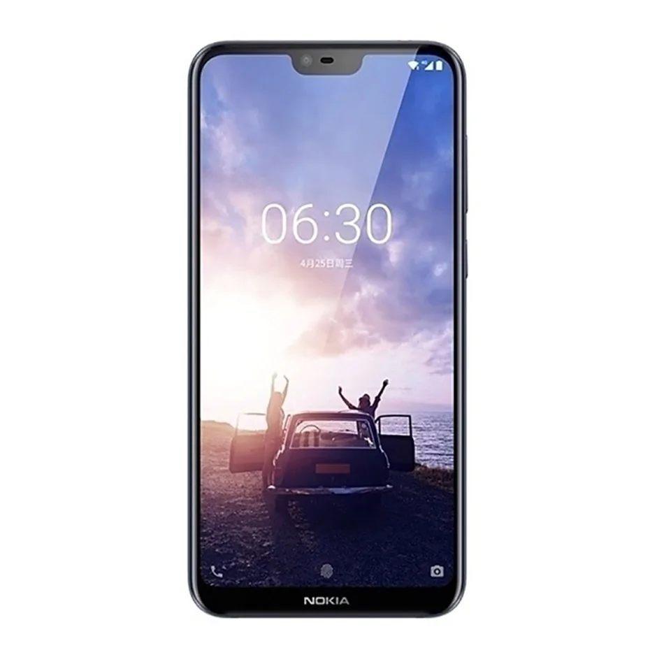 Мобильный телефон Nokia X6, 4G LTE, 5,8 дюймов, Восьмиядерный процессор Snapdragon 636, 6 ГБ ОЗУ, 64 Гб ПЗУ, 16 МП, 5 Мп, отпечаток пальца, Android телефон
