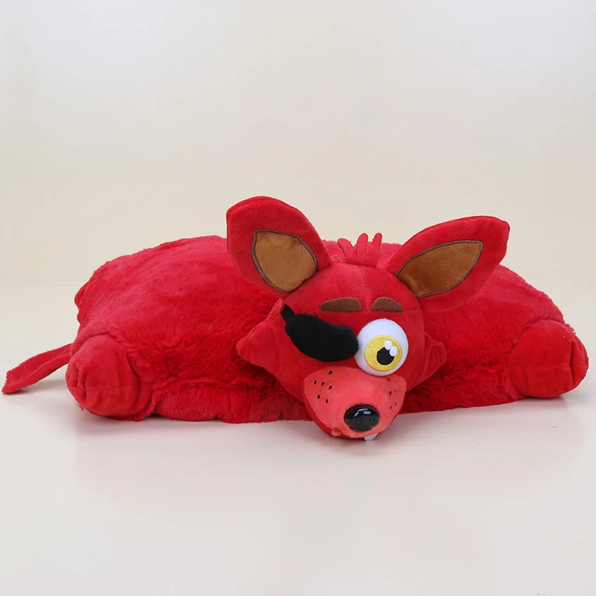 foxy FNAF плюшевая кукла-подушка 43 см* 30 см Five Nights At Freddys мягкая плюшевая подушка Золотой Freddy Fazbear foxy Chica плюшевая мягкая игрушка - Цвет: foxy