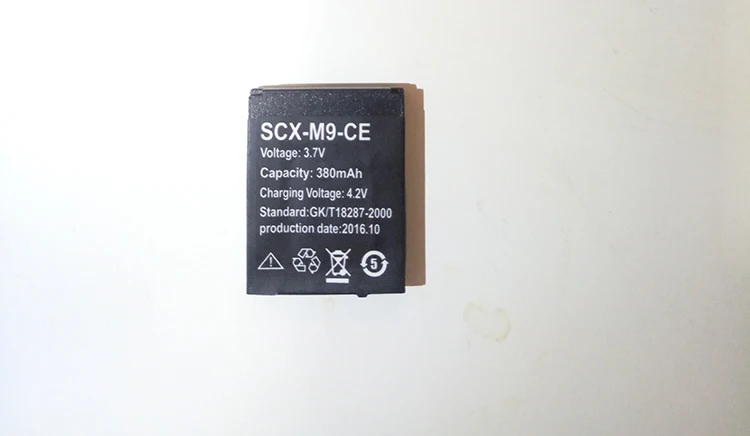 OCTelect SCX-M9-CE батарея для часов, высокое качество, батарея длительного ожидания, 380 мА/ч и 420 мА/ч, батарея для умных часов