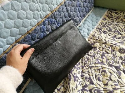 Женский клатч, Черный Конверт, натуральная кожа, модный Аллигатор, Роскошная сумочка, сумка на плечо, женская вечерняя сумка-мессенджер, B267