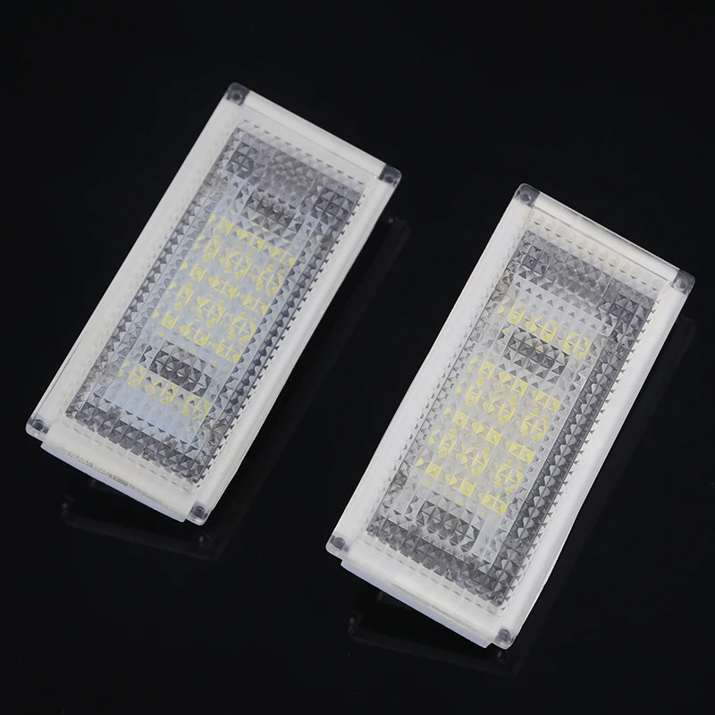 Fishberg 3528 SMD 18 Светодиодные Автомобильные номерные знаки белого цвета 6000 К без