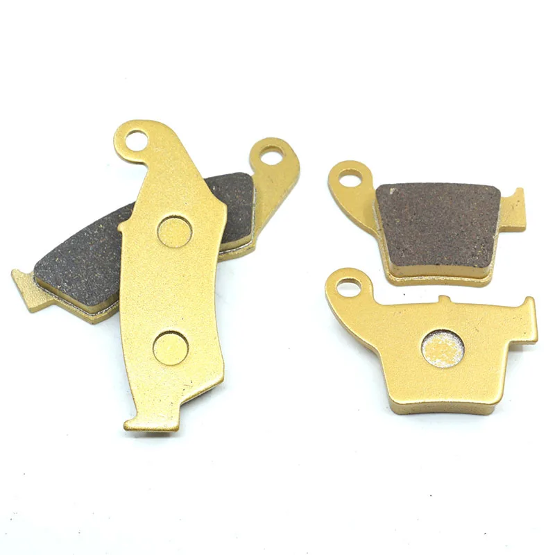 Front and Rear Pads Премиум Мотокросс тормозные колодки для Honda CRF250R 2004- CRF250X 2004- CRF450R 2002- CRF450X 2005- CR250R 2002-2007 - Цвет: Front and Rear Pads