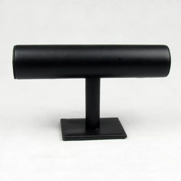 TONVIC оптовая продажа 4 черный кожзаменитель Браслет повязка на голову часы t бар