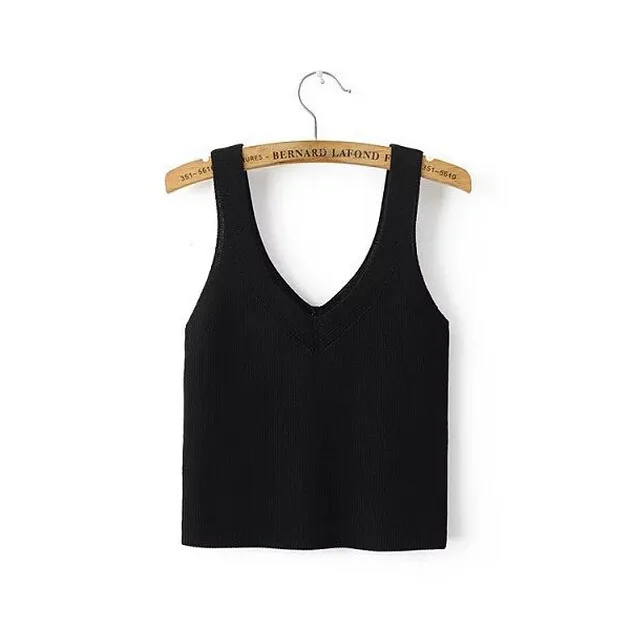 Anspretty одежда трикотажная ткань на лето и весну пикантные Для женщин Майка