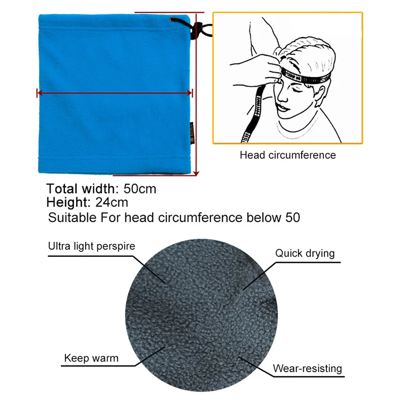 Походный шарф маска для лица кемпинга мотоциклетная флисовая уличная Балаклава