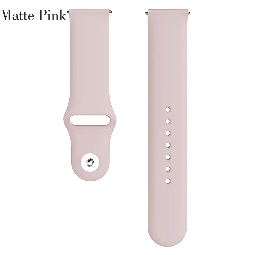 Розовый Ремешок на запястье для POLAR Vantage M Smartwatch, браслет, ремешок на запястье, Сменные аксессуары, мягкая силиконовая лента, унисекс - Цвет: Розовый