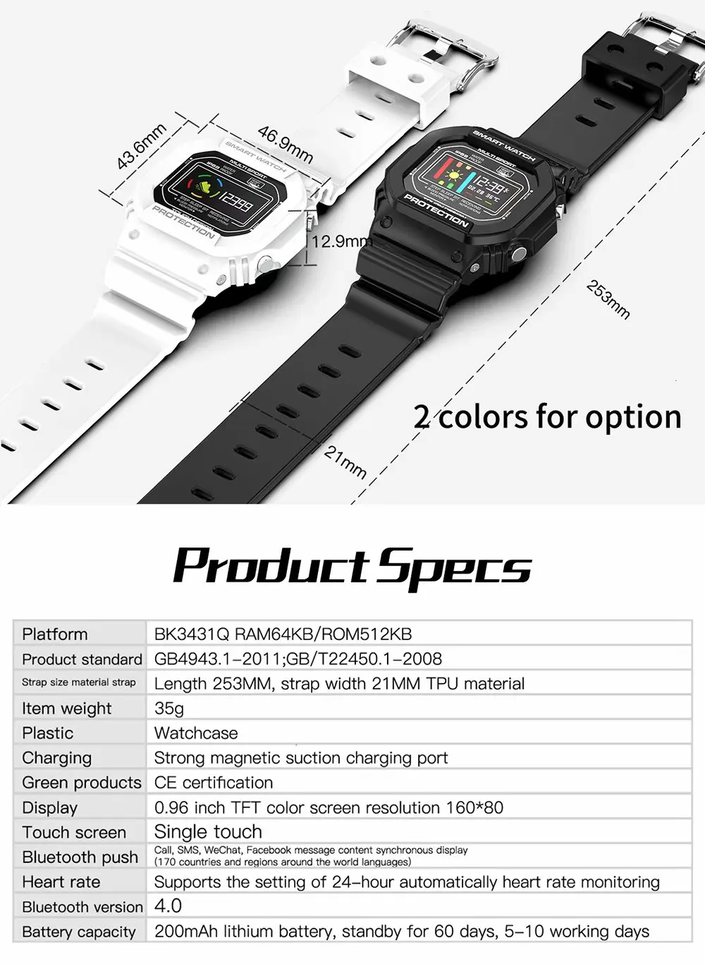 KIWITIME X12 Смарт-часы Ip68 водонепроницаемые спортивные часы для ios Android телефон монитор сердечного ритма кровяное давление Smartwatch PK P70