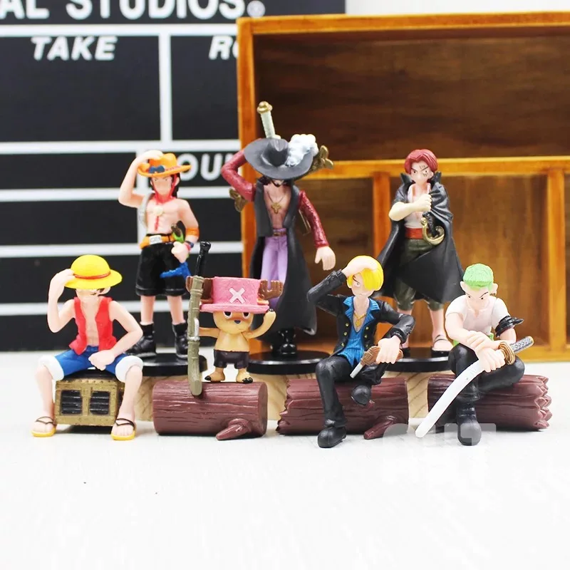 Модель автомобиля Luffy ACE Sauron Sanji Hawkeye Nami Zoro игрушки для дома и детей|Статуэтки