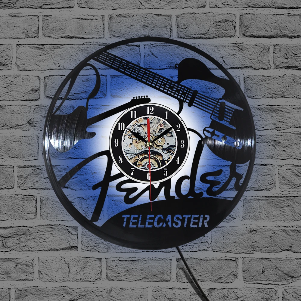 Новые дизайнерские настенные часы с виниловой записью для телешоу музыкальной
