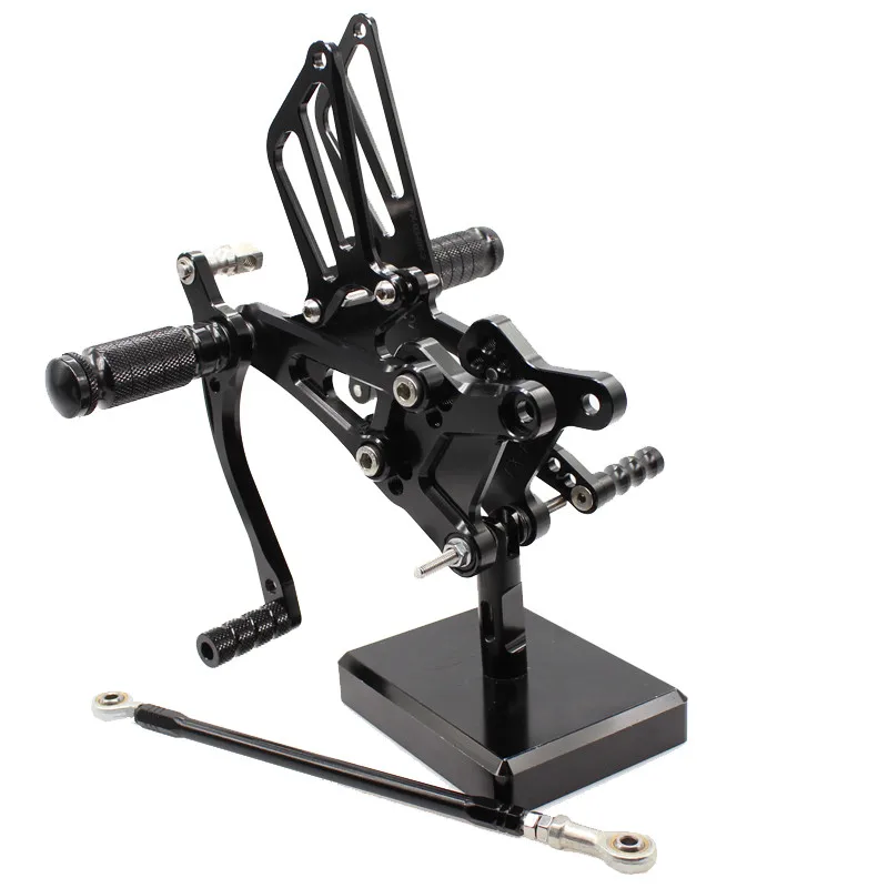 CNC Алюминиевые Регулируемые мотоциклетные задние наборы, задние наборы, подножки, педаль, подставка для ног для Honda CBR600 CBR 600 F4I F3 F4 2001-2007 2004