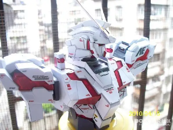 Gundam RX-0 Единорог бюст положительная пропорция Бумажная модель
