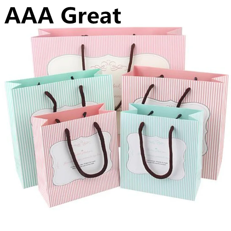 2 шт./Лот бумажные пакеты для подарков|Подарочные сумки и упаковка| |