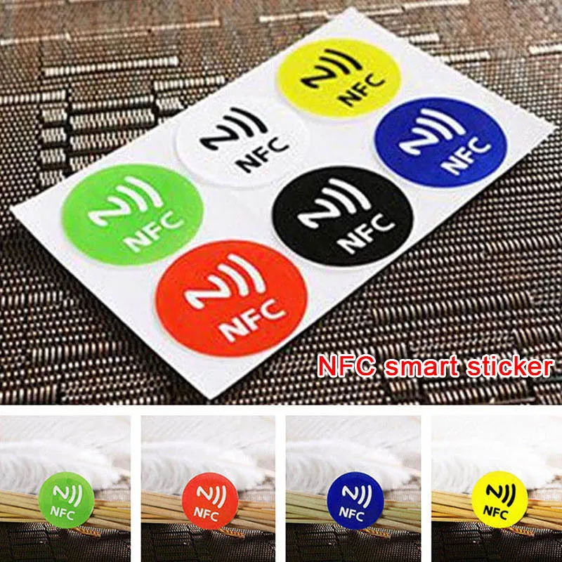 Smart NFC Tags Stickers Chip Adhesive 144 Byte 13.56MHZ Durable For Mobile Phone | Мобильные телефоны и аксессуары