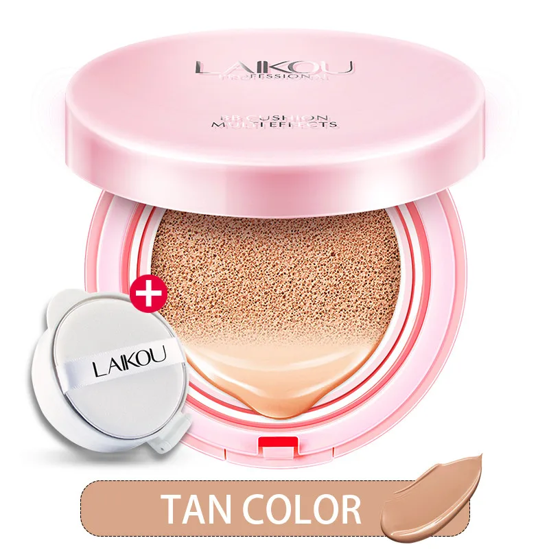 Бренд LAIKOU Air Cushion BB крем консилер макияж Корейская Косметика Голый макияж основа солнцезащитный крем увлажняющий CC изоляция - Цвет: TAN 30g