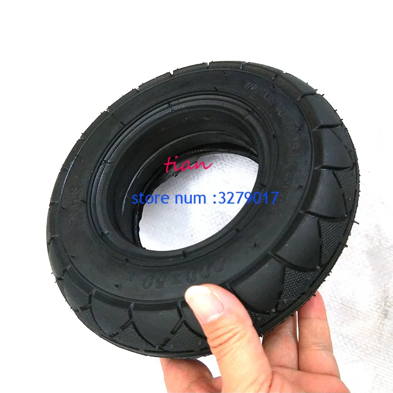 

2 colors 1 pc Mobility Scooter wheelchair tire 200 x 50 (8x2) solid/foam filled 200x50 for Razor E100 E125 E200 Scooter Vapo