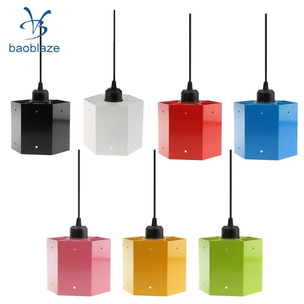 Baolaze шестигранный потолочный светильник абажур семь цветов|light shade|ceiling light shadecover