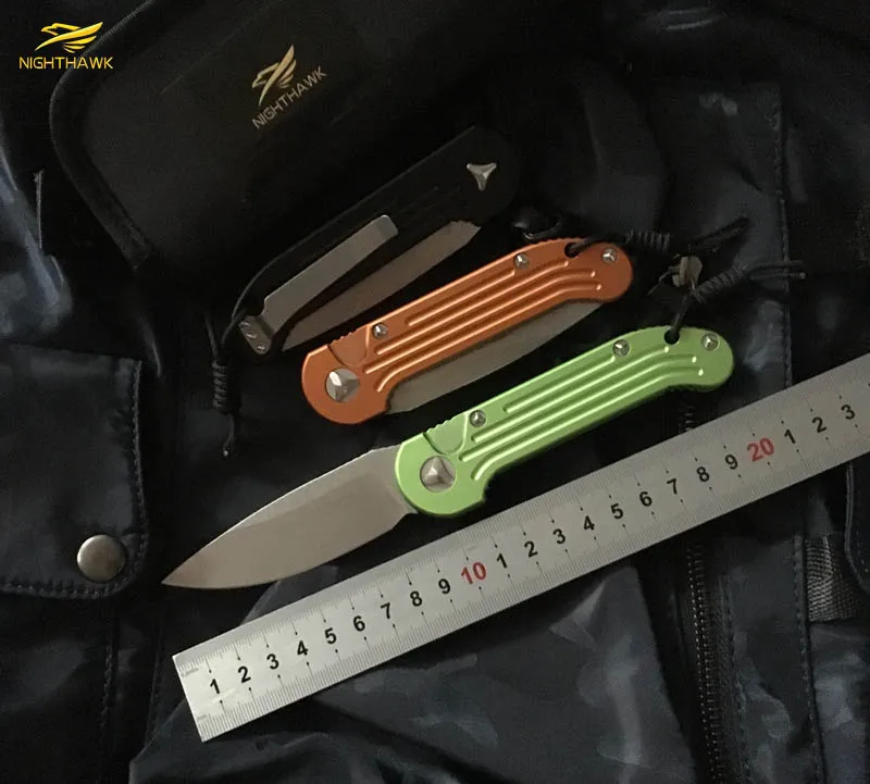 NIGHTHAWK LUDT складной нож D2 лезвие алюминиевая ручка Открытый Флиппер складной нож Кемпинг Охота Карманные Ножи EDC до