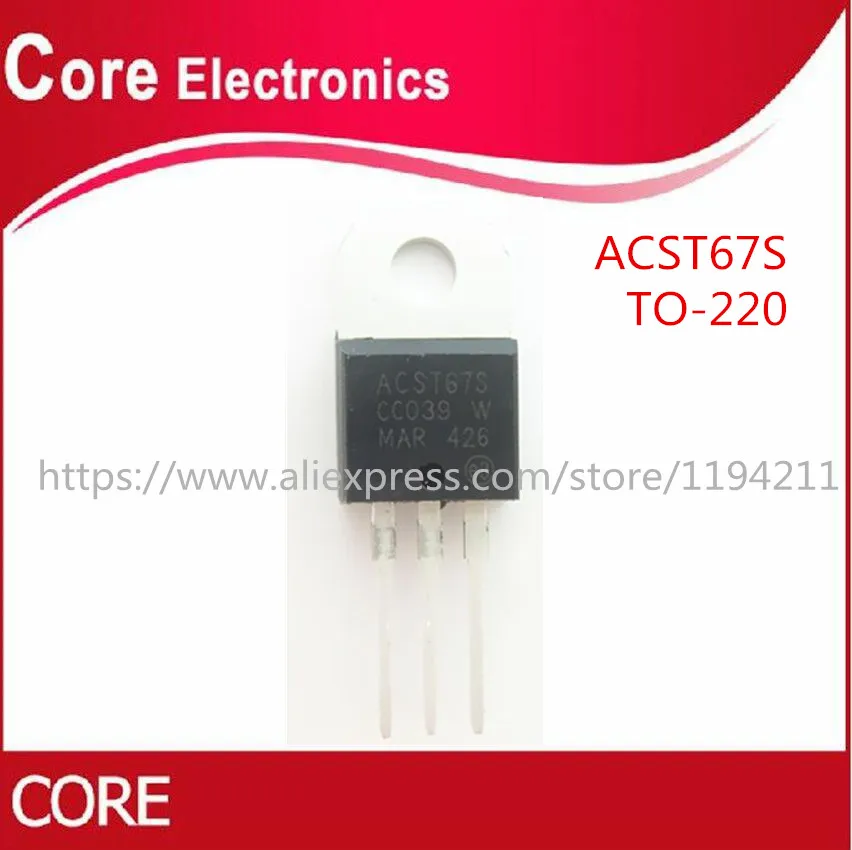 50 шт. ACST67S TO 220 ACST67 ACST6 7ST TO220 ACST67ST новинка|Интегральные схемы| |