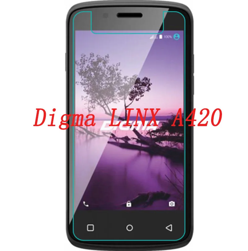 Закаленное стекло для смартфона Digma LINX A420 9H взрывозащищенная защитная пленка