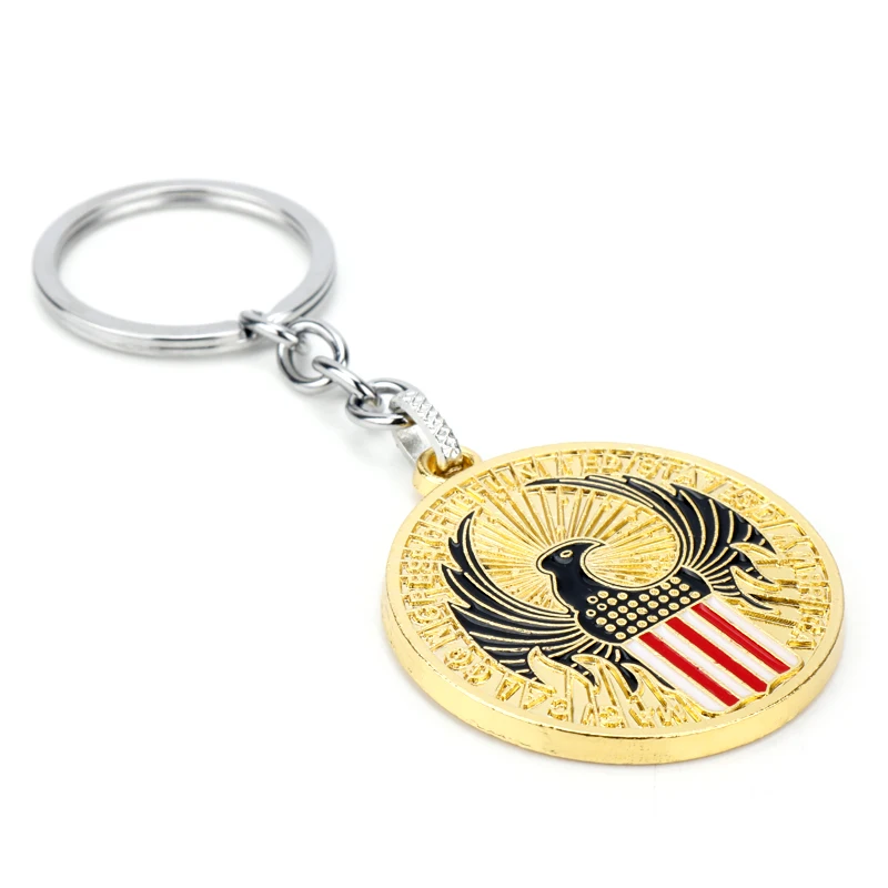 dongsheng Movie Fantastic Beasts and Where to Find Them Keychain Eagle Pendant Key Ring Holder Chaveiro Chain for Mens Car-5 | Украшения и