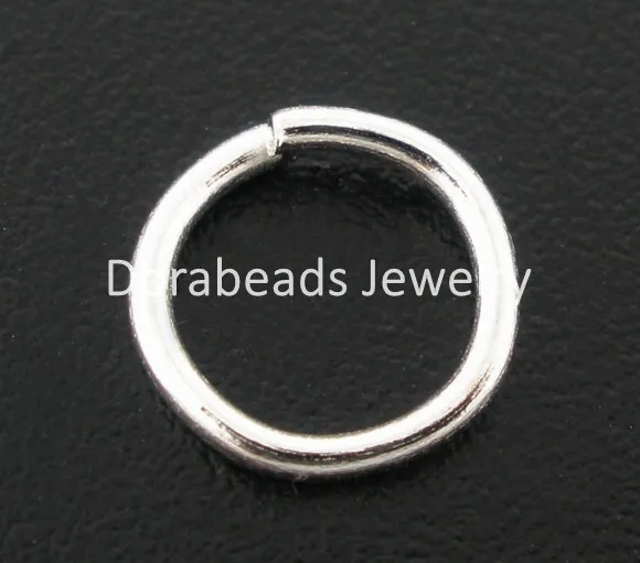 DoreenBeads Бесплатная Доставка! 200 Шт. Посеребренная Открытые Перейти Кольца Выводы