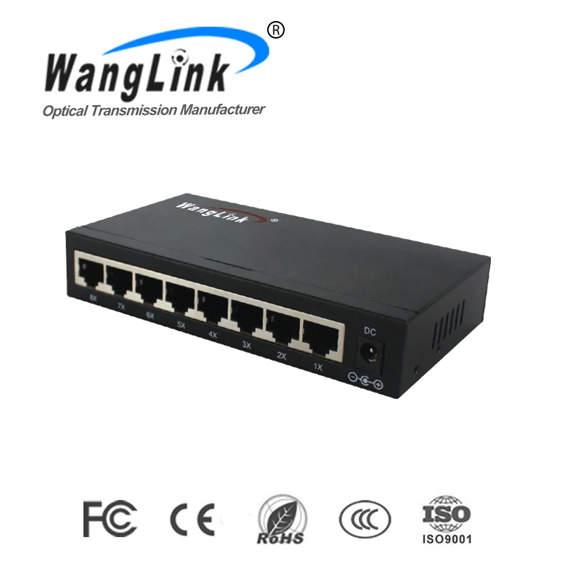 Гигабитный ethernet коммутатор Wanglink 8 портов гигабитный коммутатор|switch ethernet|switch 8ethernet