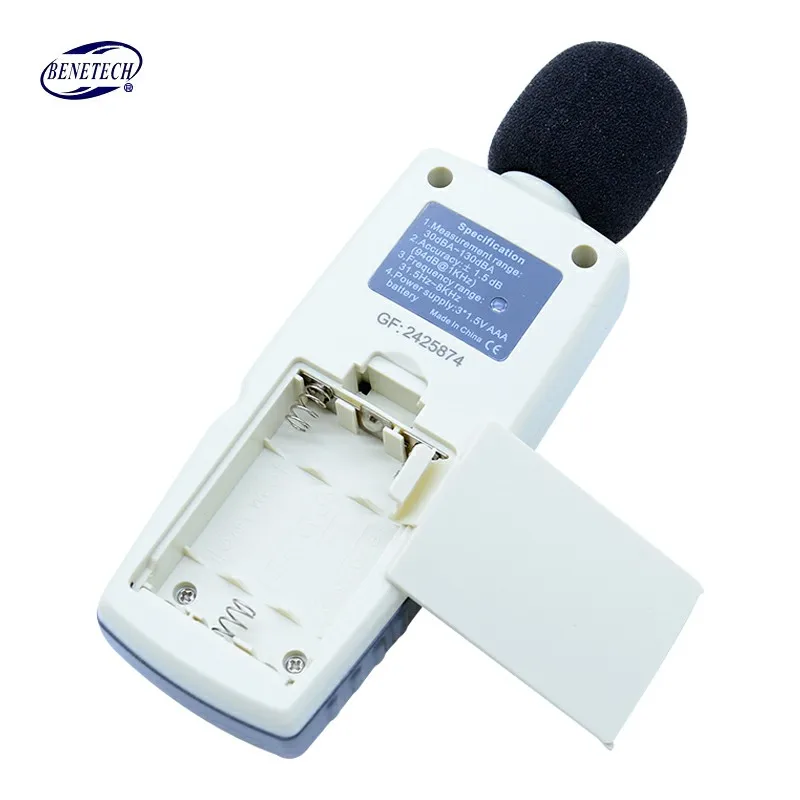 Цифровой шумомер BENETECH GM1352 измеритель уровня звука 30 130 дБ с ЖК экраном|digital sound level