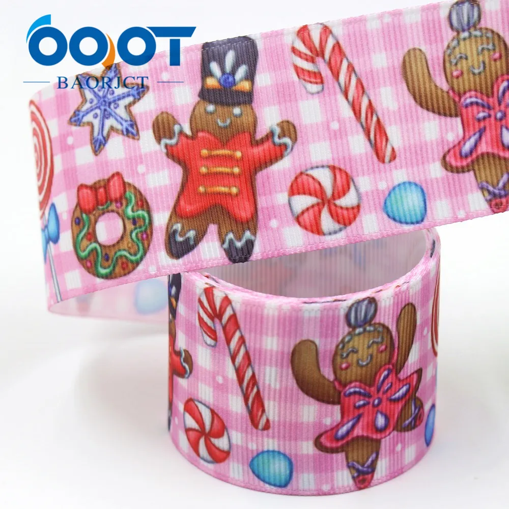 OOOT BAORJCT I-19720-1627 38 мм 10 ярдов Рождество тепловой передачи печатных корсажные ленты