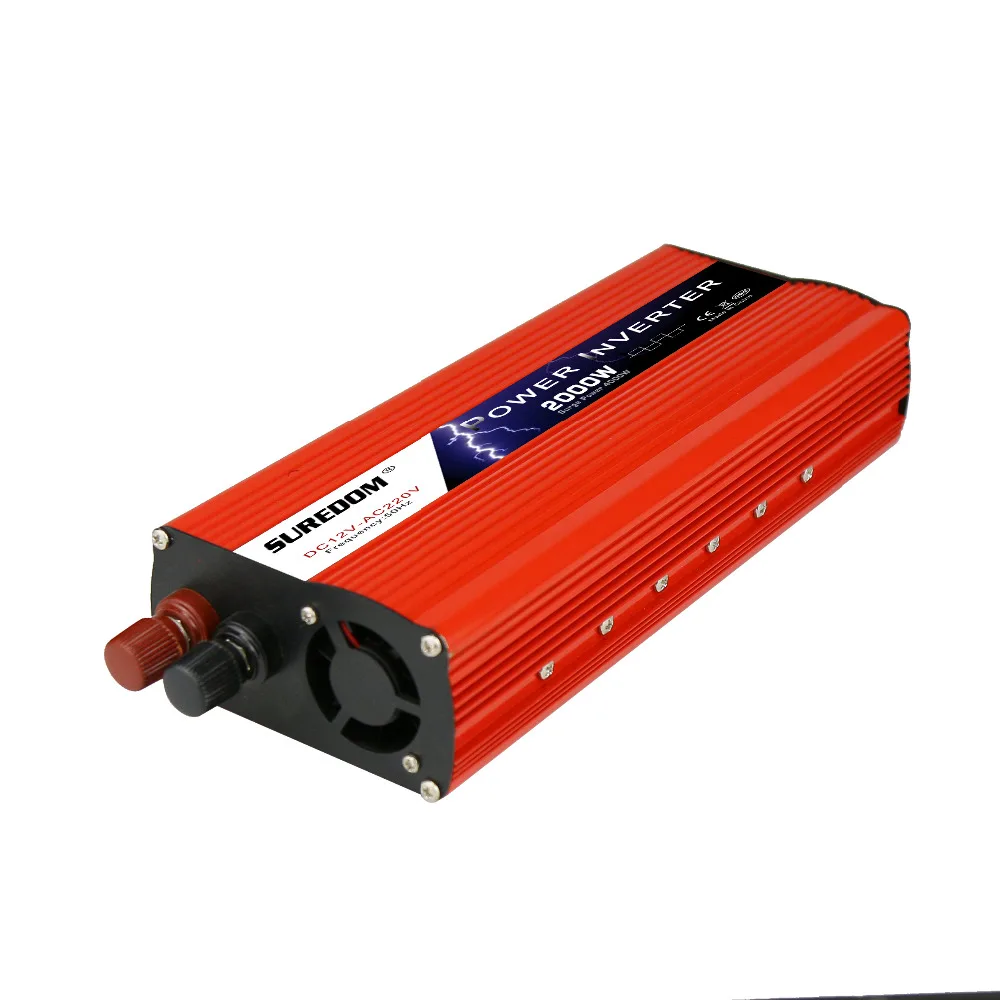 2000 Вт автомобильный силовой инвертор DC 12V 24V к AC 110V Интеллектуальный