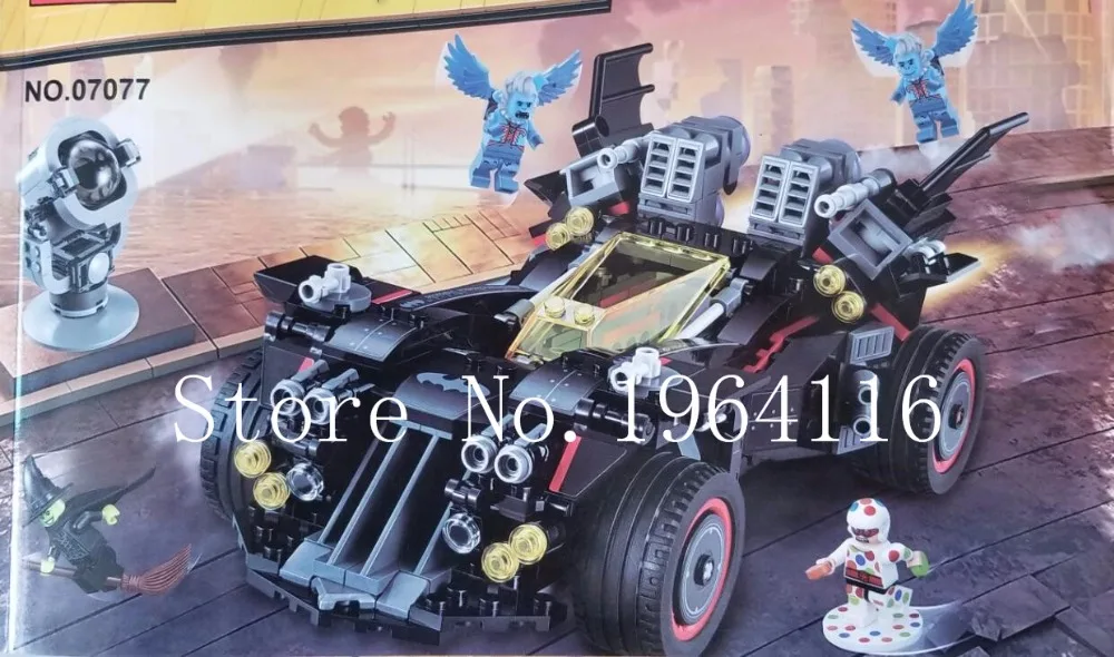 Фото Новая серия Super Heroes The Ultimate Batmobile модель строительного блока совместима с 70917 07077