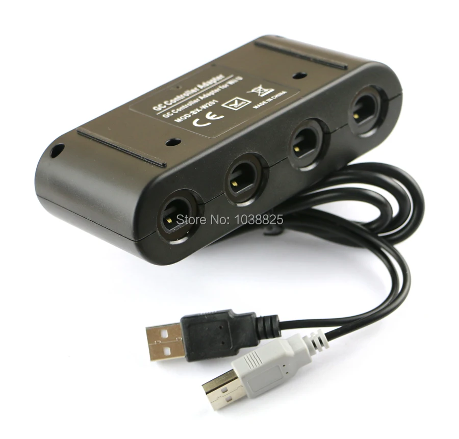Новый адаптер конвертер с 4 портами для контроллера GameCube Wii U|adapter mp4|adapter satacontroller case