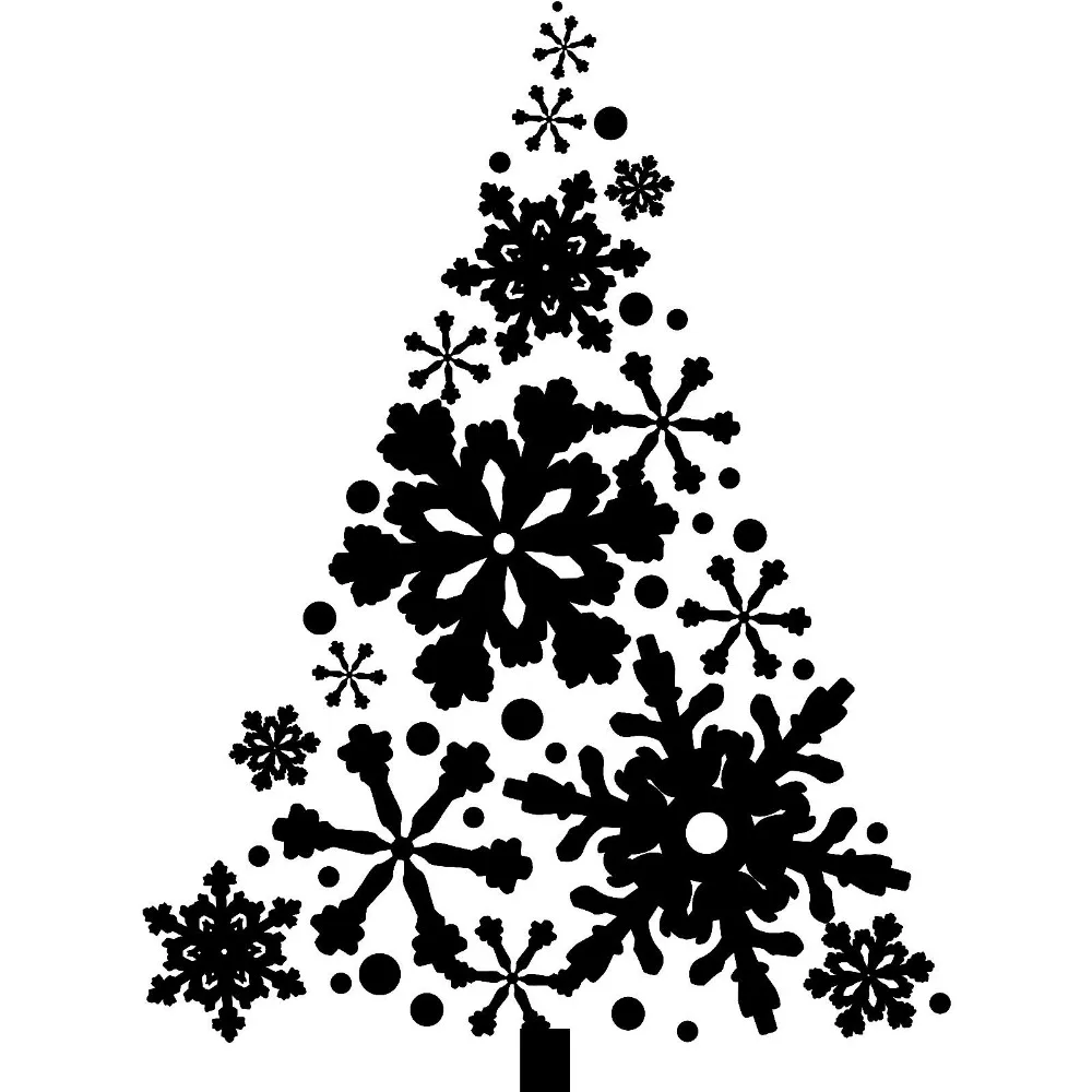 2018 домашнее украшение Счастливого Рождества Виниловая наклейка на стену