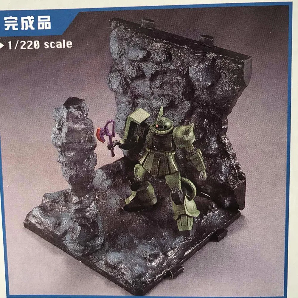 COMIC CLUB в наличии Оригинальные bandai 1/220 ZAKU II Зеленый Gundam набор декораций фигурку