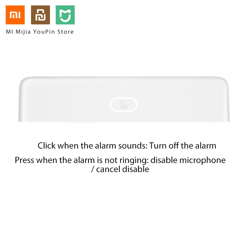 Оригинальный Смарт-будильник Xiaomi голосовое вещание часы Xiaoai ABS настольные Dersktop
