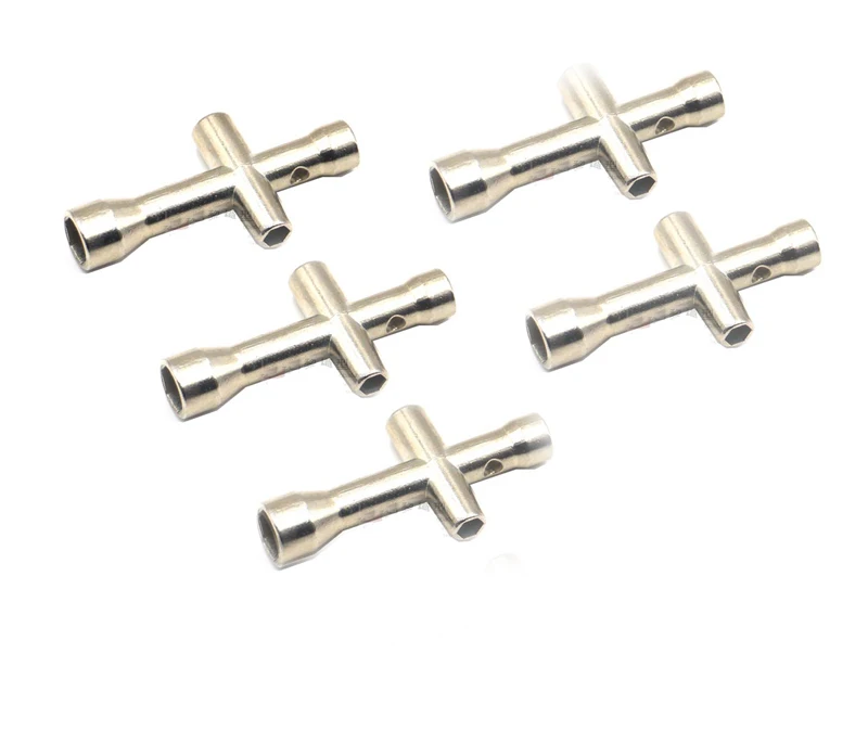 5PCs Hex 4/5/5.5/7mm Cross Wrench Sleeve M4 M2.5 M3 RC HSP Car Aircraft Boat Spanner Allen Wrenches Maintenance Tools | Игрушки и хобби