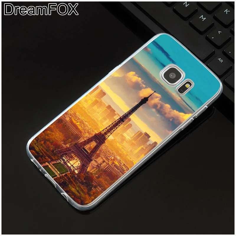 DREAMFOX M469 Эйфелева башня Мягкий ТПУ силиконовый чехол для samsung Galaxy Note S 6 7 8 9 10 10e 11 11e