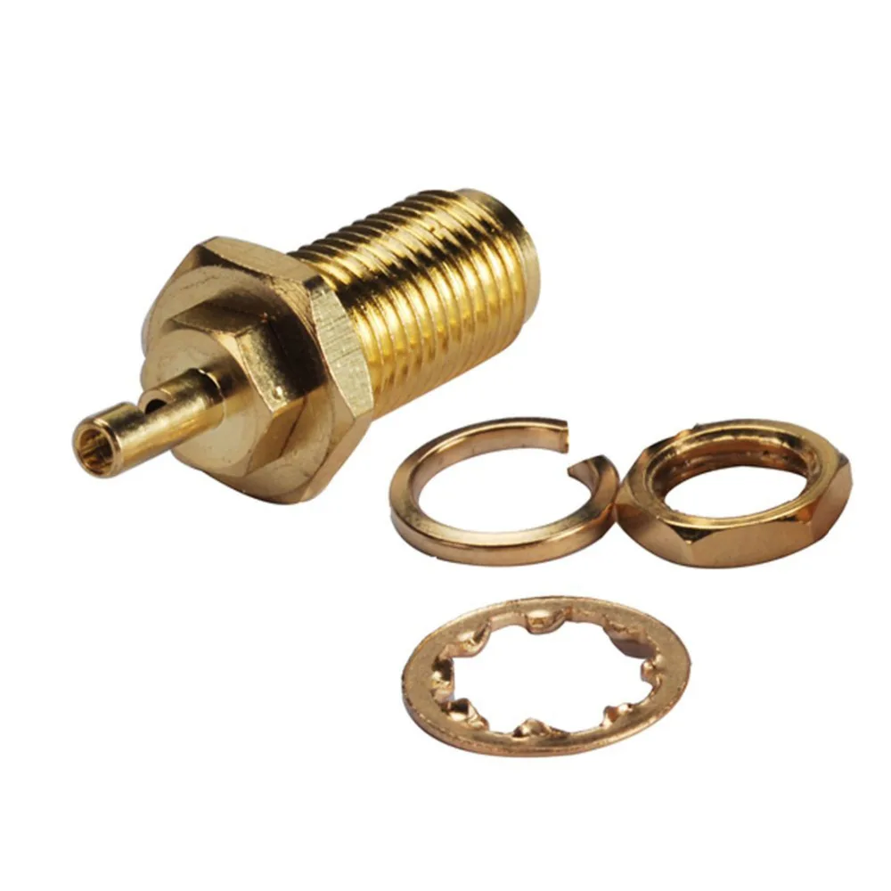 Разъем RF SMA Гнездовой разъем гайка с гайкой для припоя 1 13 37 кабель адаптер|l