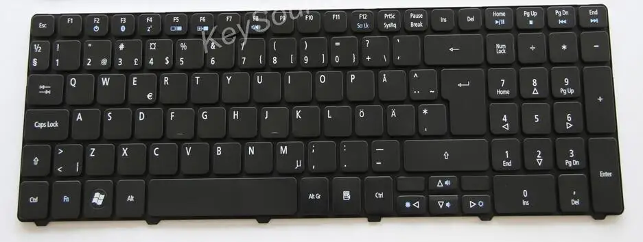 Клавиатура для Acer Aspire 5738 5736 5739 5740 5741 5742 5745 5749 5750 5810 5820