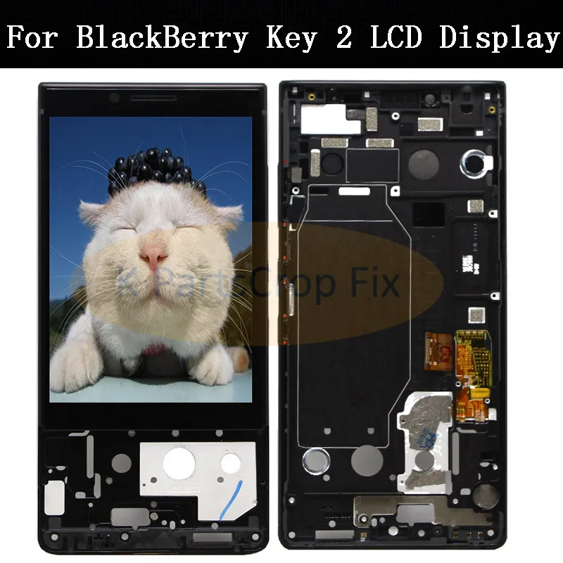 Для 4 5 &quotBlackBerry Key 2 ЖК-дисплей сенсорный экран дигитайзер с рамкой для BlackBerry Key2 LCD