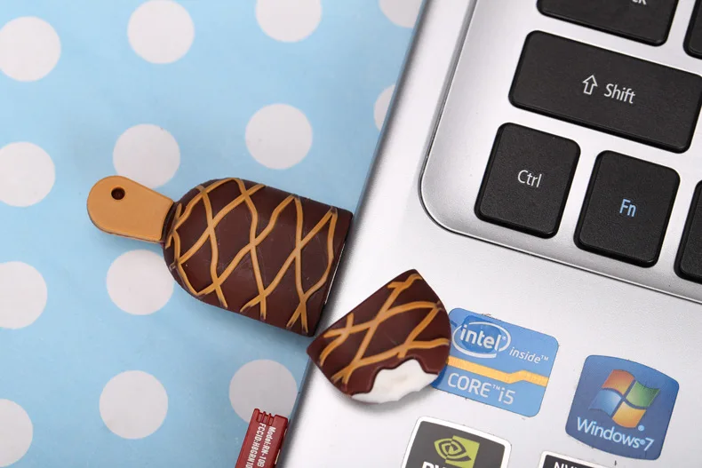 1 шт. usb флеш-накопитель мороженое 4g/8 gb/16 gb милый флеш-накопитель usb флеш-накопитель карта памяти U диск горячий подарок
