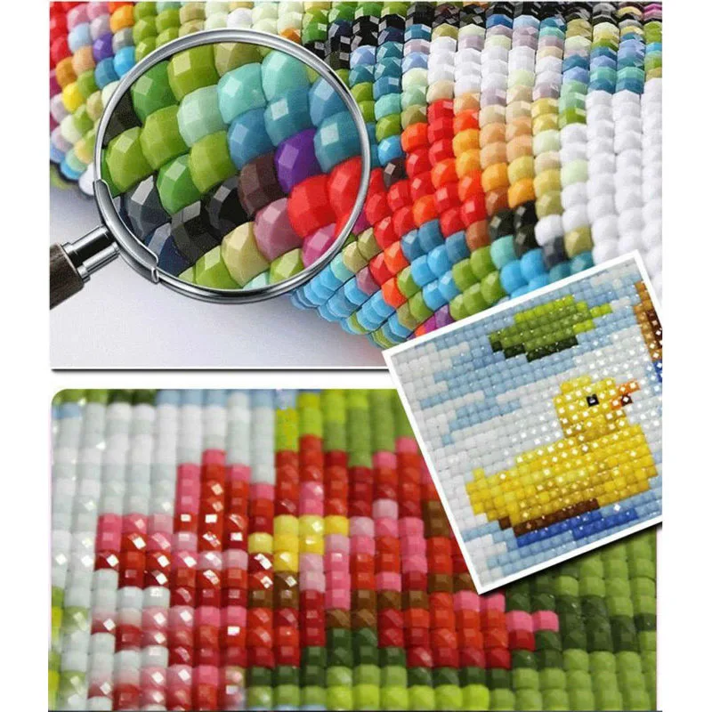 5D Diy Diamond Painting Cross Stitch Golden Lily Embroidery Flowers 3D Crystal Square Mosaic Pictures Needlework | Дом и сад