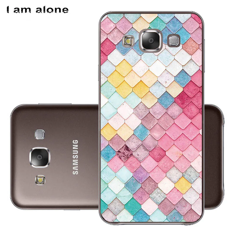 PC HH71 Чехлы для телефонов I am alone для samsung Galaxy E5 E500, 5,0 дюймов, жесткие пластиковые чехлы для мобильных телефонов, Модные цветные сумки - Цвет: PC HH71