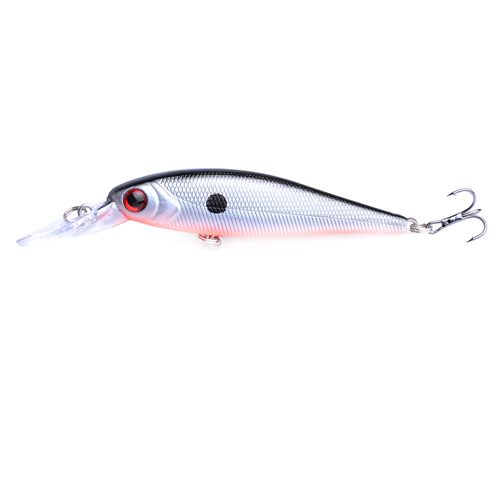 10 шт гольян приманки иска artificial10cm 9 5g 3D глаза Длинные Губы наживки Crankbait Пластик