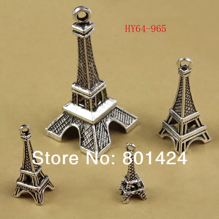Винтажные Подвески в виде Эйфелевой башни с серебристым оттенком 64 965 разных