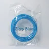 Glowing Blue Aokin 10 метров PLA 1,75 мм нити печатные материалы пластик для 3d принтера Ручка нити заправки 3D печать волоконная нить - Цвет: Glowing Blue