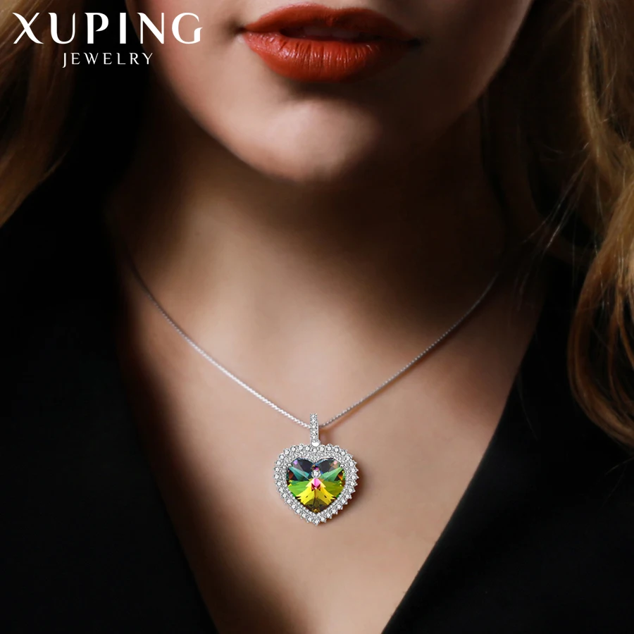 Xuping ювелирные изделия в форме сердца кулон сладкие маленькие свежие кристаллы от