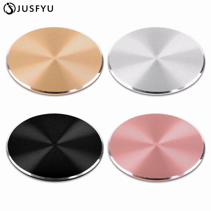 

Plating Iron Stickers Magnet For Phone Holder Universal Metal Plate for Mount Magnet Car Holder Iron Sheets for iPhone X 7
