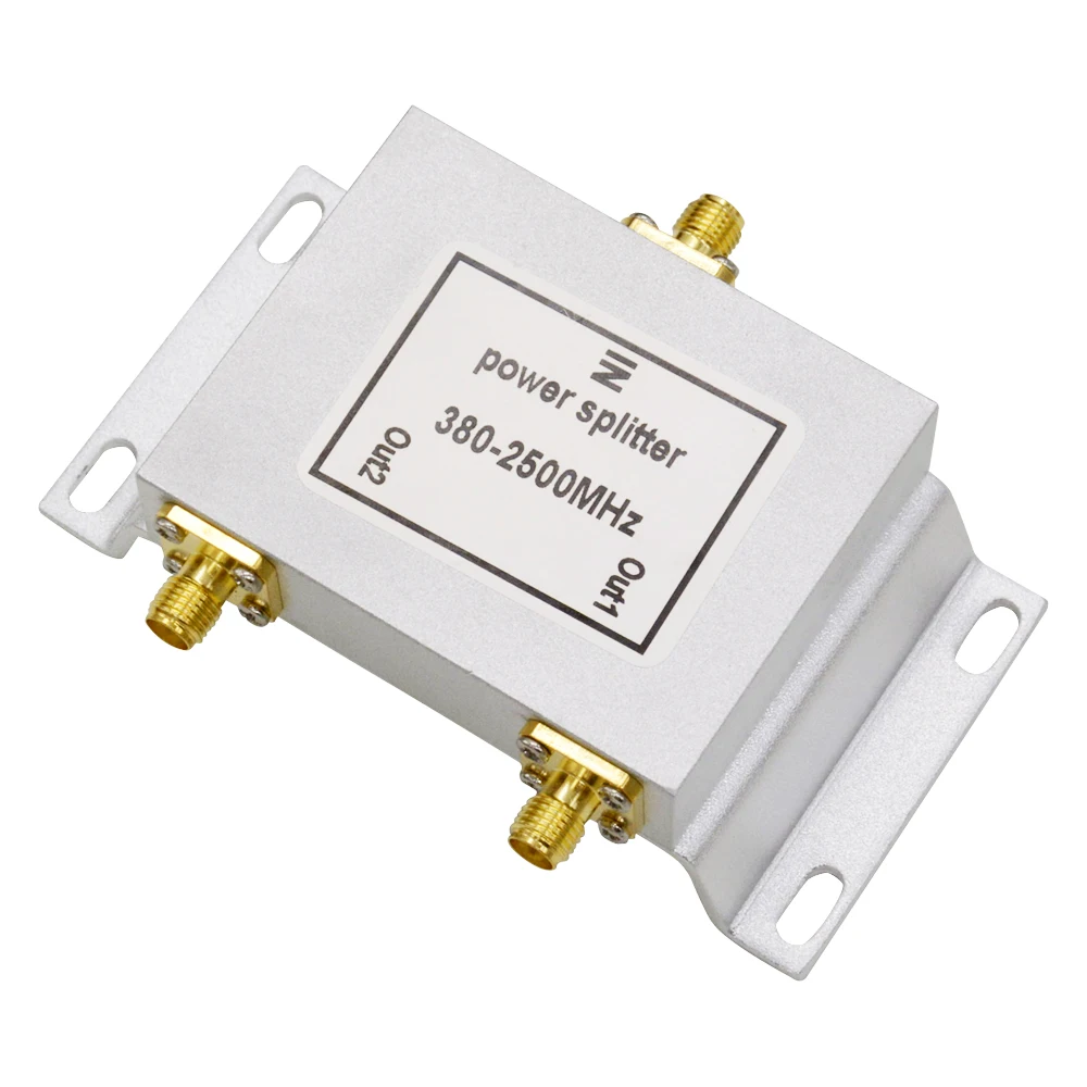 2 полосный разветвитель мощности SMA типа 380 ~ 2500 МГц для GSM UMTS WCDMA CDMA 2G 3G 4G lte