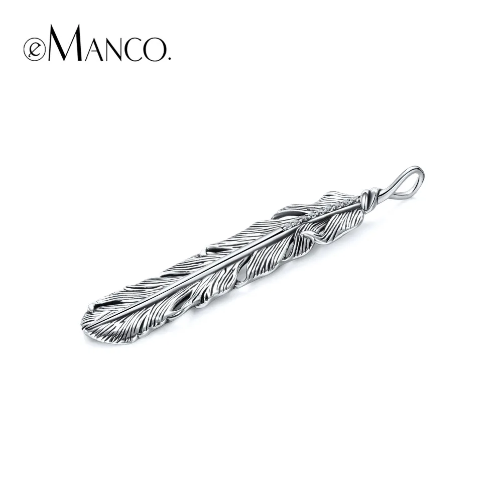 e-Manco 925 Sterling Silver Leaf Pendant Necklaces Classical Pendants Wholesale New Arrival Best Gifts | Украшения и аксессуары