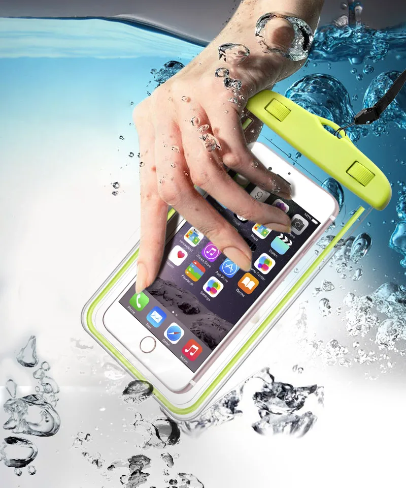 Водонепроницаемая сумка со светящимся подводным чехлом чехол для телефона iPhone X 8